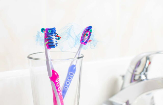 Toothbrushes unhygienic