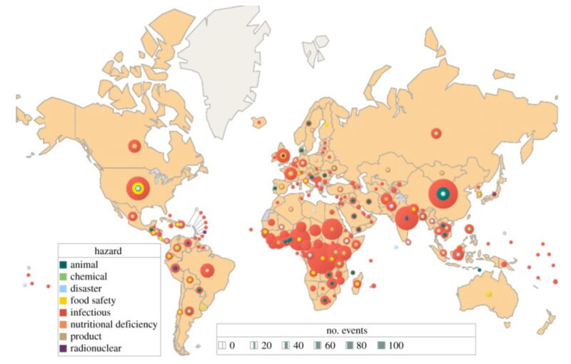 Infektionen Weltweit