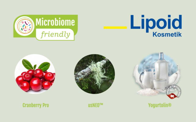 Lipoid Kosmetik erhält Microbiome-friendly Siegel